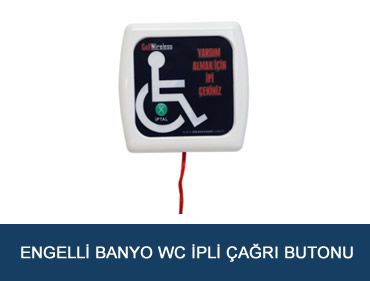 engelli banyo wc ipli çağrı butonu